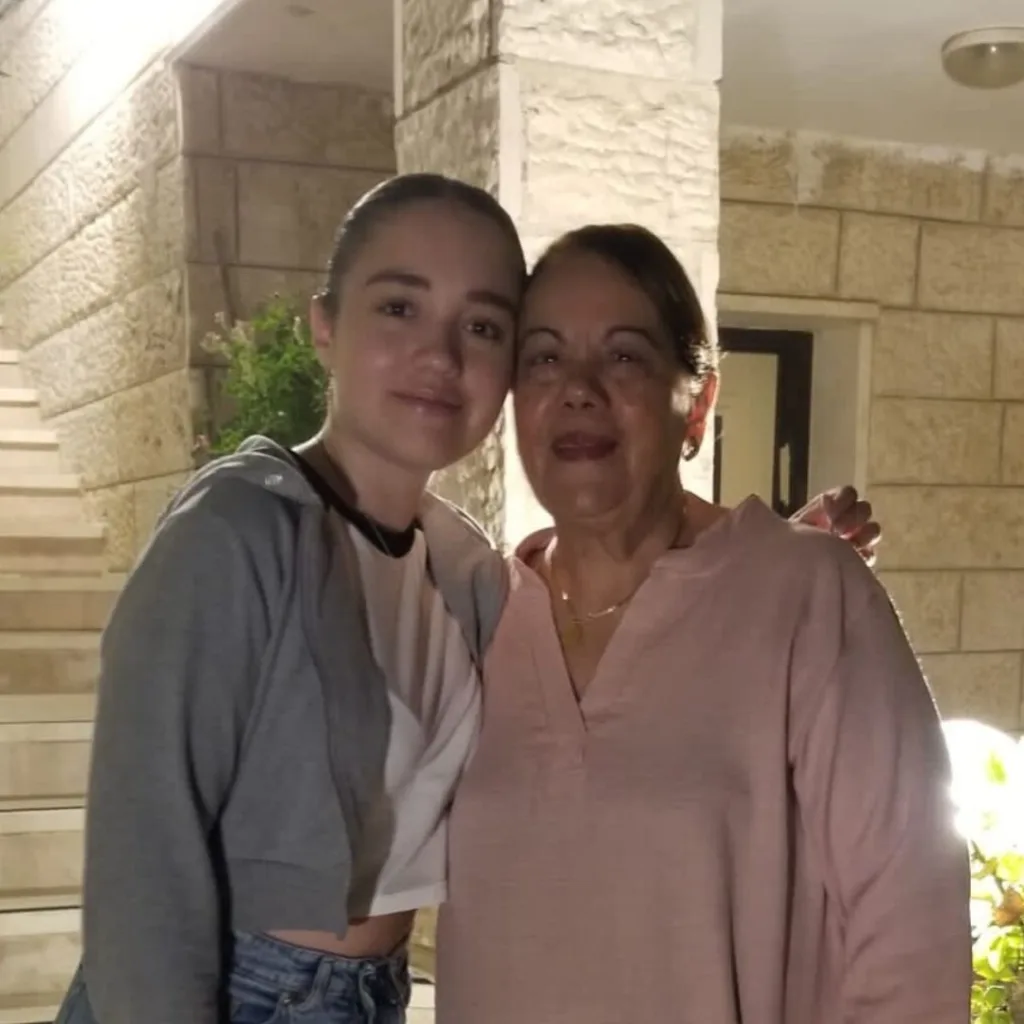 Lia and her safta together in Jerusalem